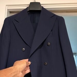 Suitsupply Navy Double-Breasted Suit